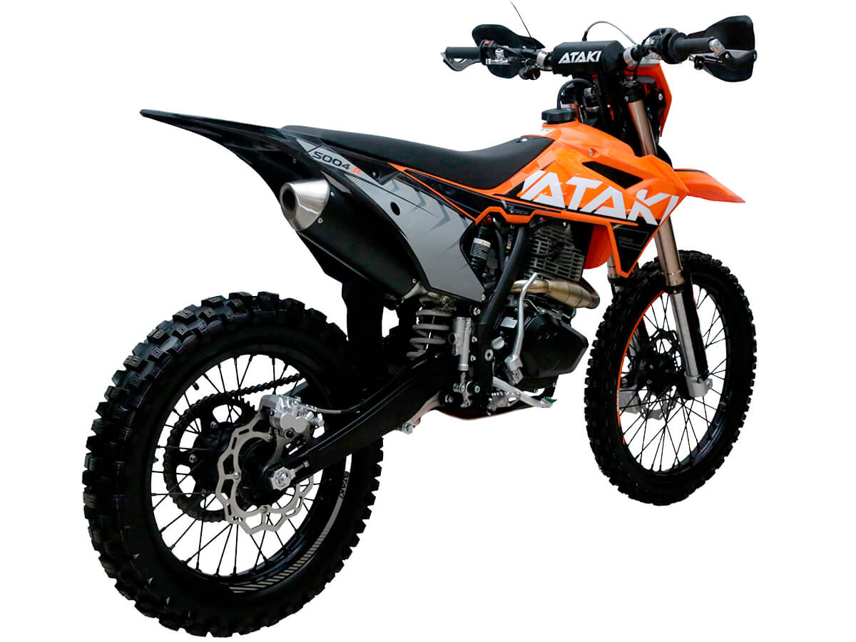 Мотоцикл кроссовый ATAKI S004-R 300 (4T PR300) 21/18 оранжевый