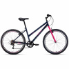 26" Велосипед ALTAIR MTB HT 26 low (26" 6 ск. рост 17")  темно-синий/розовый, RBKT0MN6601